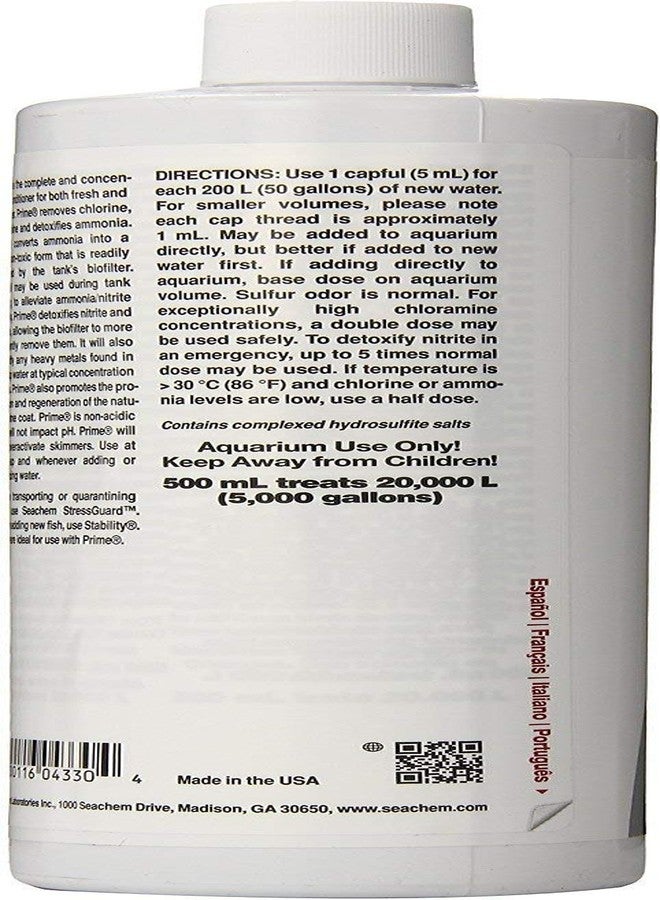 Seachem Prime -500 ml - Sai Aqua World - Image 2